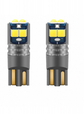 汽车示宽灯改装T10高亮灯泡超亮示廓解码日行车灯冰蓝led小灯聚光