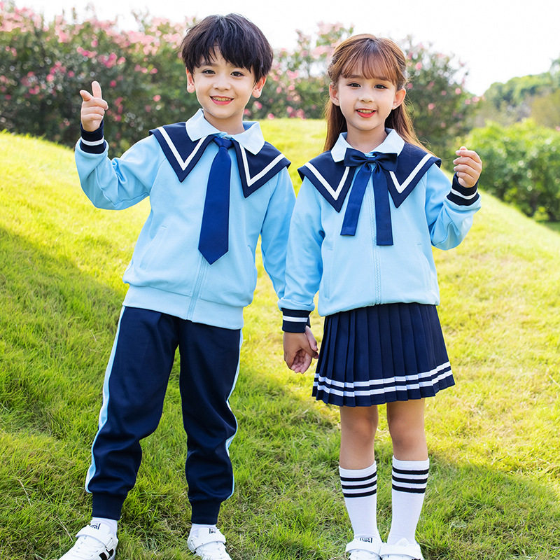 幼儿园园服2025新款四件套中小学生海军领校服一年级班服儿童套装