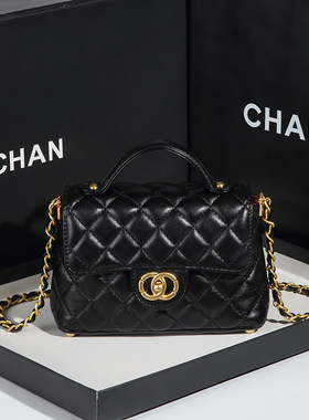 大牌轻奢DIY潮流女包时尚肩斜挎包菱格包锁扣小香风链条包绣花包