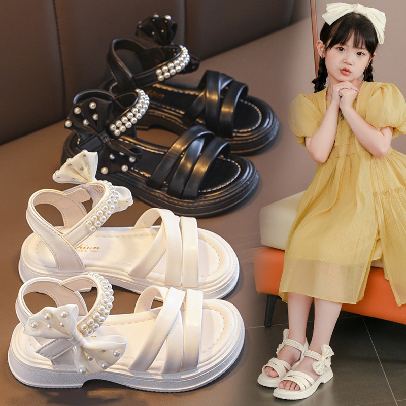 2025夏季女孩软底学生沙滩鞋