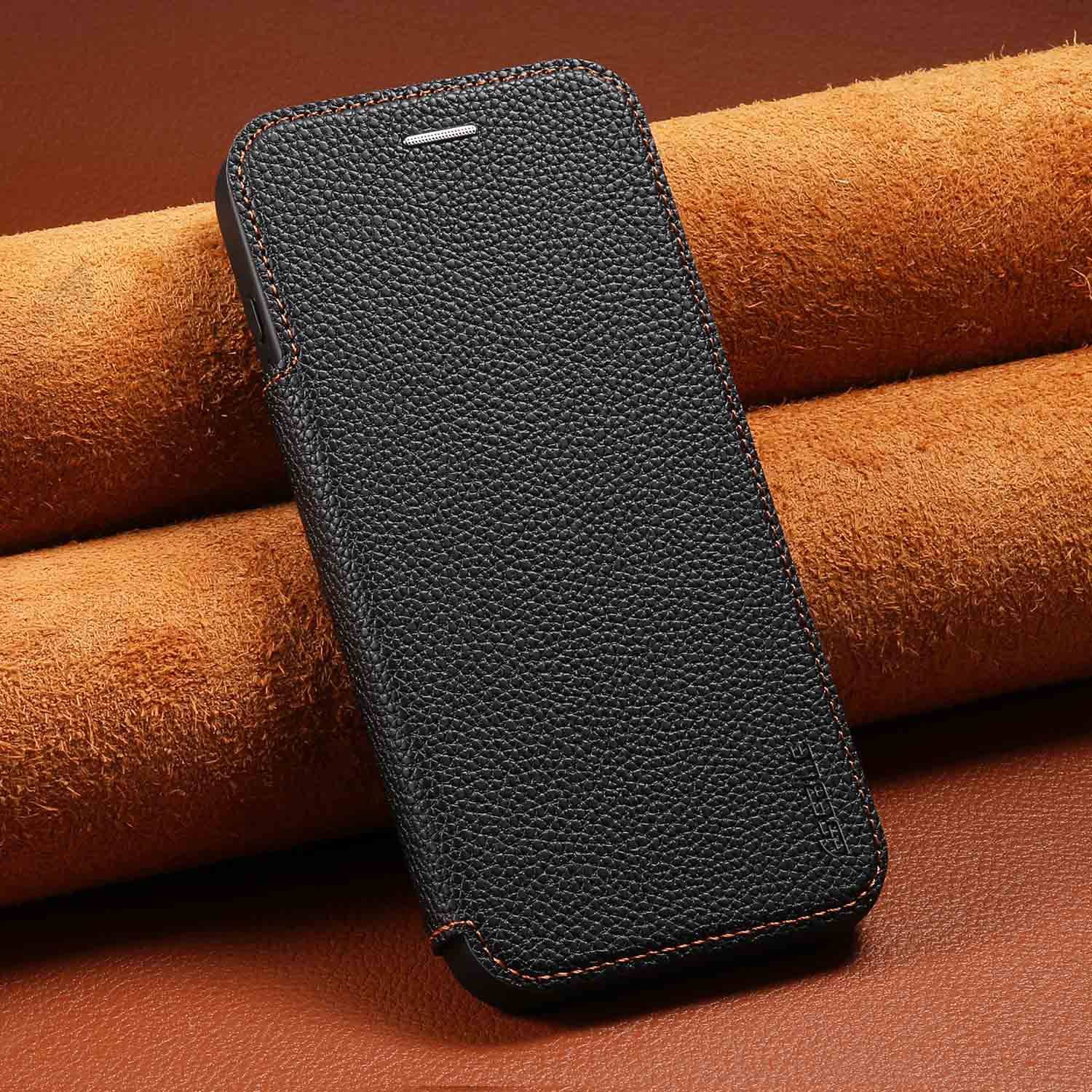 适用谷歌Pixel10ProXL荔枝纹手机壳荣耀400国外版手机皮套Pixel9翻盖保护壳钱夹插卡无磁皮壳