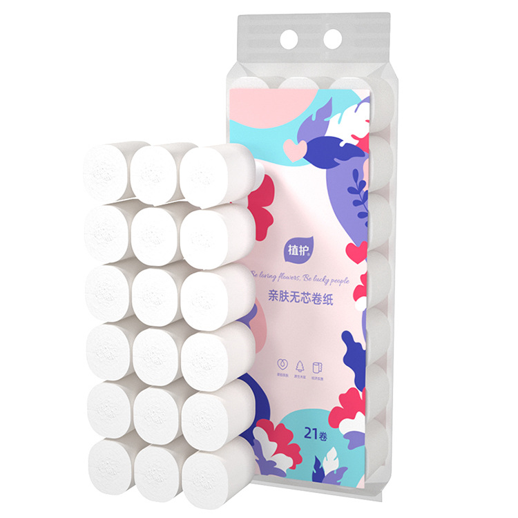 植护花花物语家用无芯卷纸5层