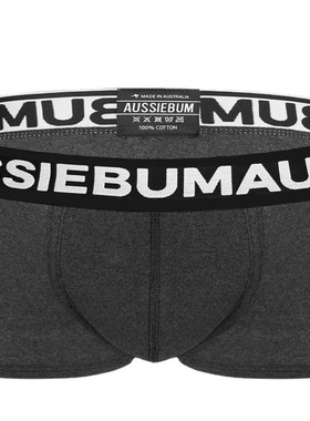 2025aussiebum男士舒适透气平角U凸性感内裤低腰平角裤款