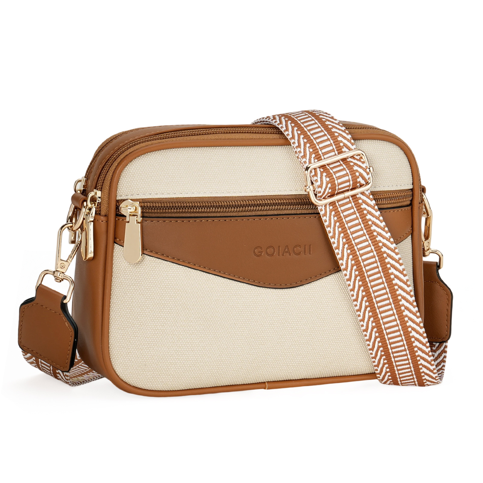 跨境PU皮女包包宽肩带新款时尚简约肩斜挎包拼色小方包870