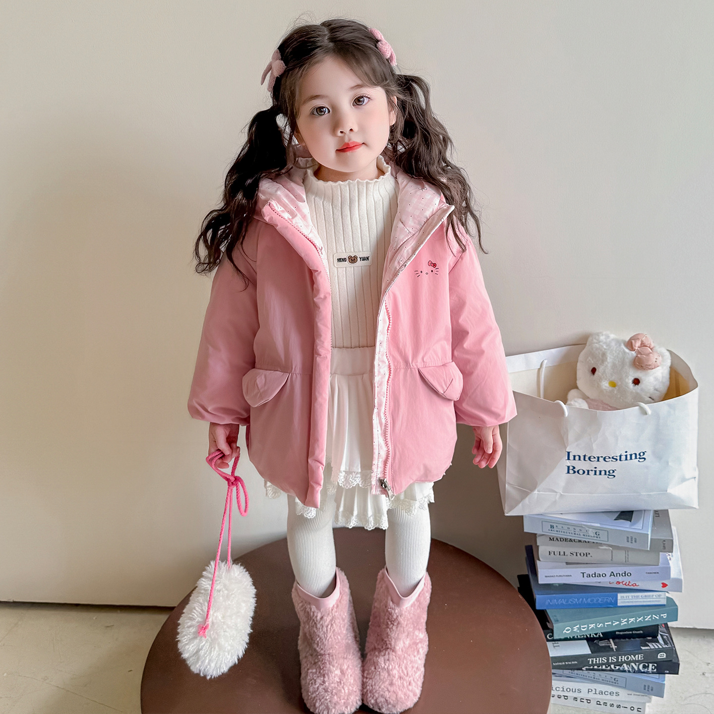 两面穿儿童羽绒服女童中长款可爱洋气冬装新款加厚白鸭绒外套P170,童装羽绒服,祺妙童装 两面穿儿童羽绒服女童中长款可爱洋气冬装新款加厚白鸭绒外套P170,童装羽绒服,祺妙童装