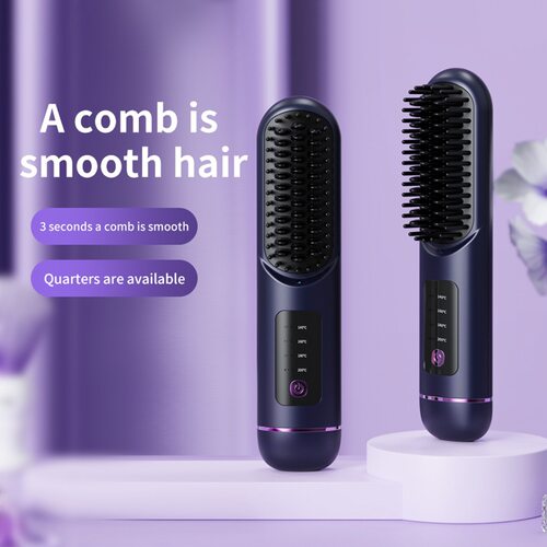 Wireless Hair Straightener  Ceramic Heating Hair-Friendly