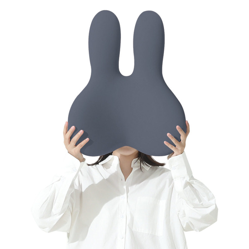 hnos西诺思大头兔兔年腰靠公室椅子靠背汽车护腰记忆棉靠垫靠枕