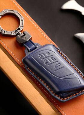 适用于雷克萨斯LM350h钥匙套真皮2023款雷克萨斯LM500钥匙包壳扣