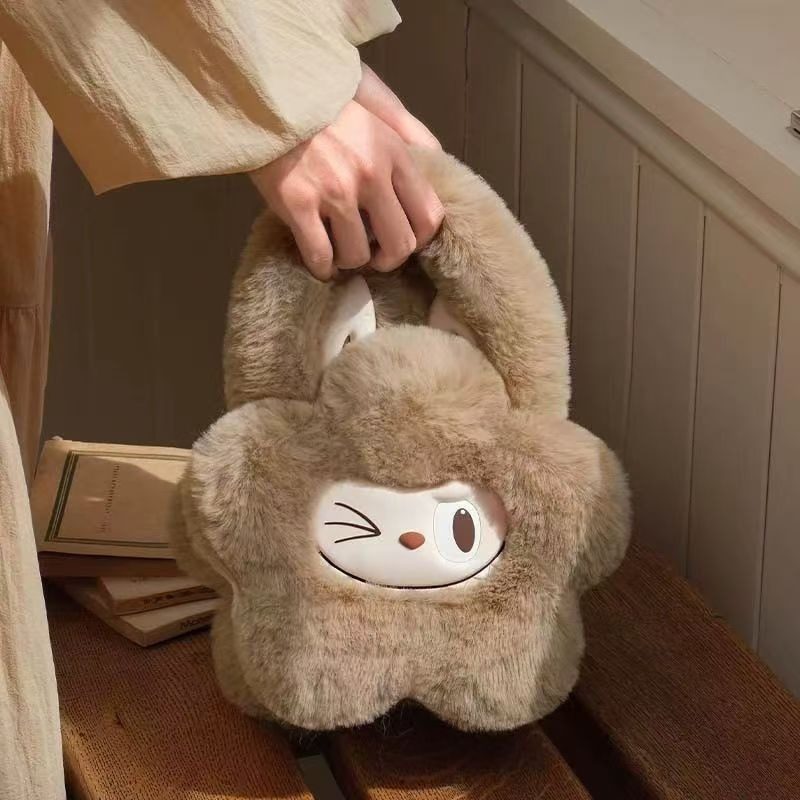 毛绒手提包冬季毛绒包包