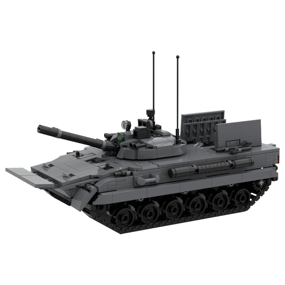 【高砖零件】苏联BMP3步兵战车坦克装甲车MOC-201795拼装积木玩具