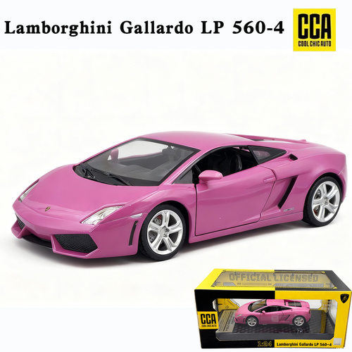 CCA彩珀1/24兰博盖拉多LP560-4合金汽车模型声光玩具车小牛跑车
