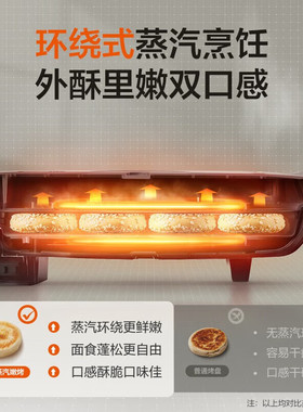 苏泊尔电饼铛家用双面加热煎烤机烙饼锅加深烤盘多功能JJ30A648-Q