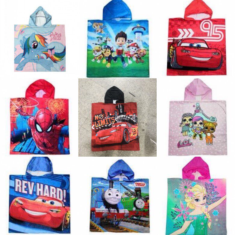 包邮斗篷披风60*120cm冰雪小马蜘蛛复仇索菲独角兽卡通sf97外贸