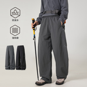 春季廓形宽松工装伞兵裤侧边口袋机能运动长裤OK2497-P45控78，男装工装外套，电商A362