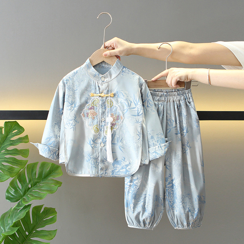 汉服童秋装套装2025新款洋气