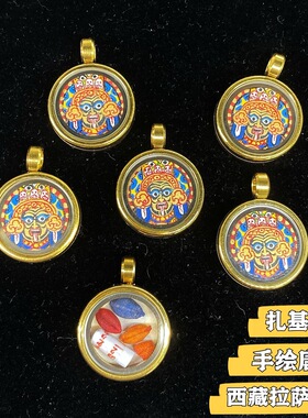 手绘唐卡西藏男女拉萨直发