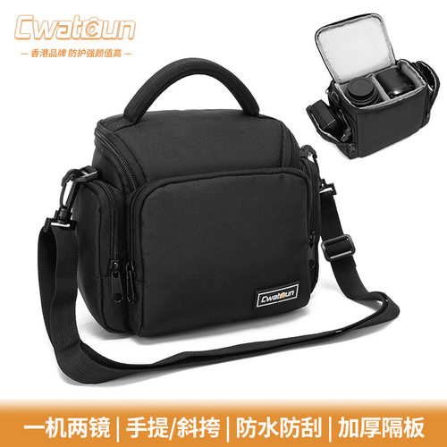 单肩微单相机包单反数码摄影包