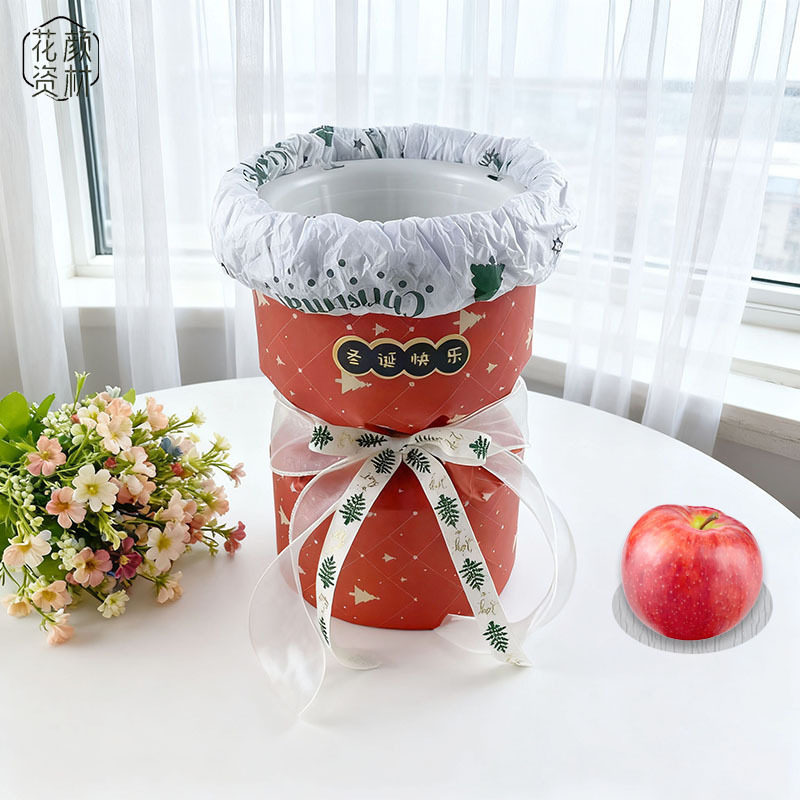 圣诞节花束半成品花壳插花材料