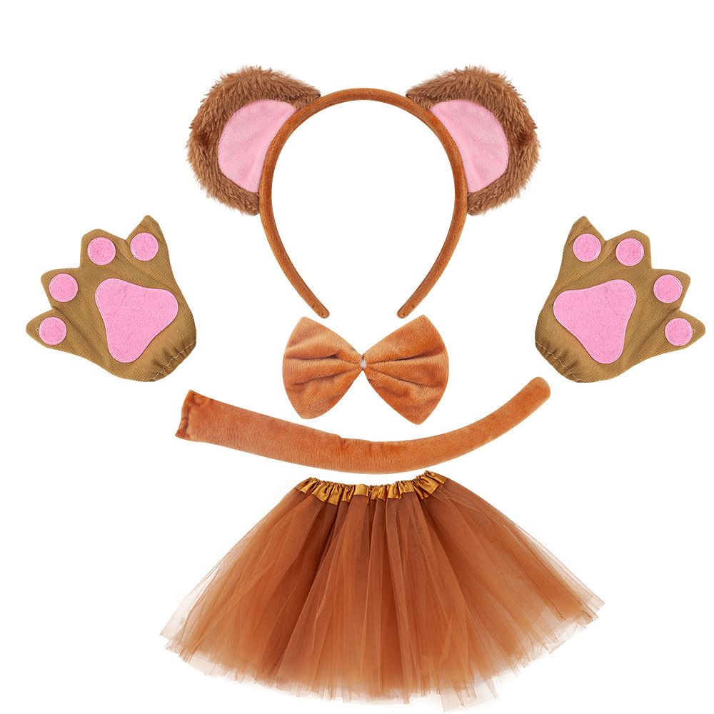 adult kids plush animal ears headband set party Halloween