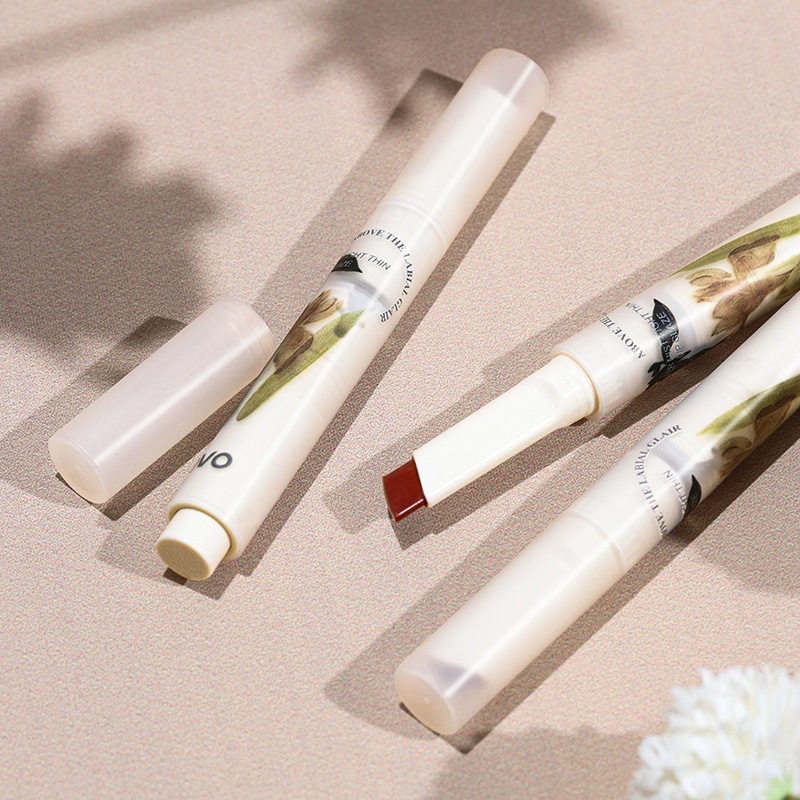 NOVO蜜吻奶冻唇膏笔 不掉色不沾杯防水滋润保湿素颜显白口红