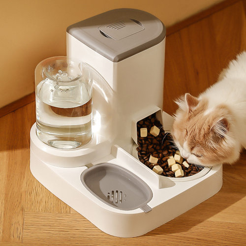 猫咪自动饮水器喂食一体猫咪喂食喂水器狗碗猫盆二合一饮水机猫碗