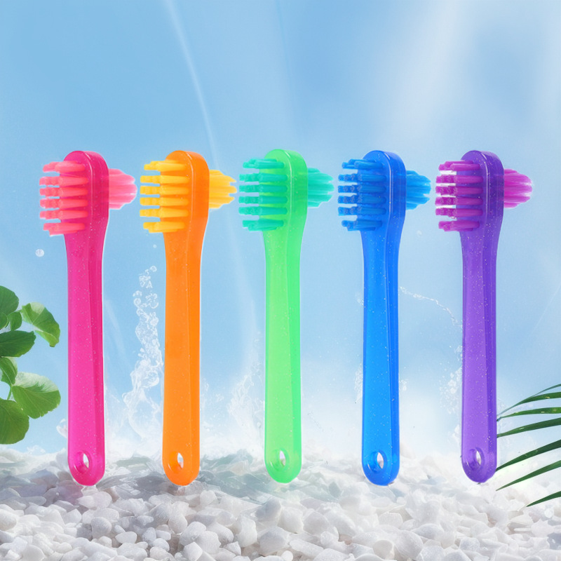 正畸隐形牙套清洁刷清洗双面义齿刷子矫正老年人刷假牙专用牙刷