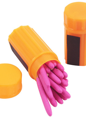 现货户外火柴防风火柴野外急救求生火柴盒应急引火装备20支装/桶