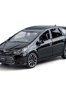 1:32普锐斯合金车模仿真丰田商务MPV汽车模型男孩儿童玩具摆件