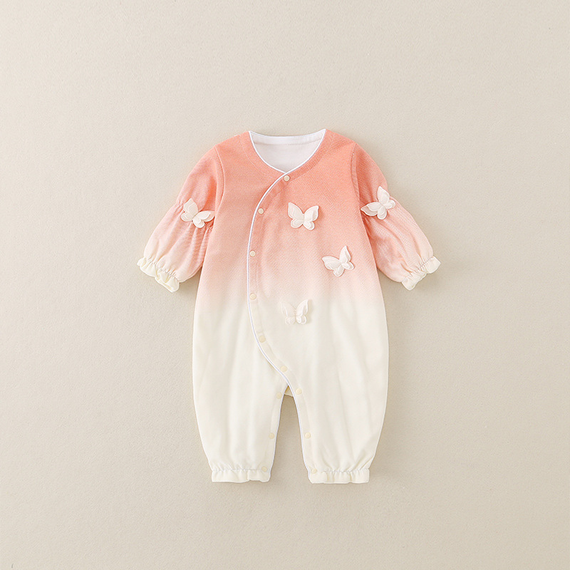 婴儿衣服春秋季连体衣