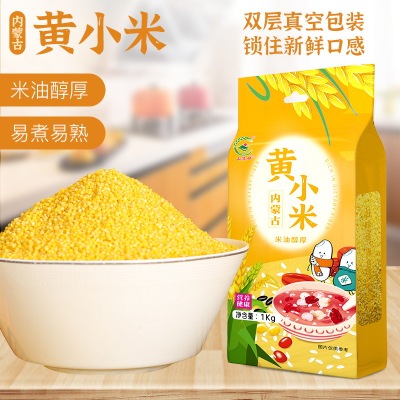 黄金苗黄小米双层真空装月子米