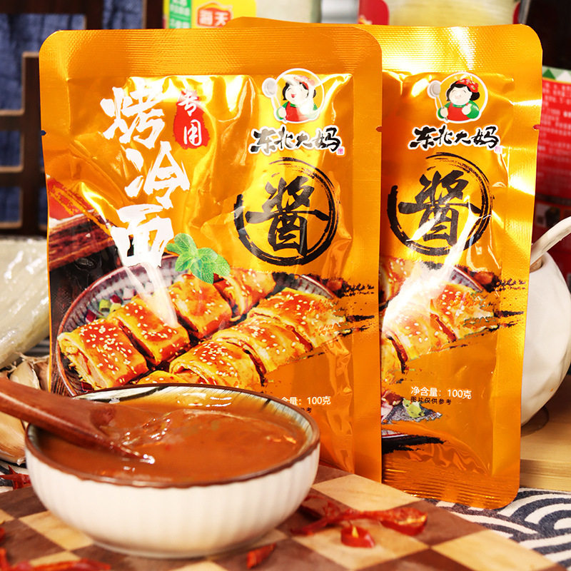 烤冷面专用调料酱正宗东北大妈韩式袋装辣酱烧烤酱料多用调料酱图片