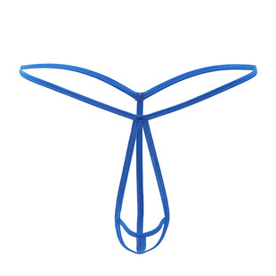 外贸跨境性感男士丁字低腰镂空细带T裤内裤夜店舞台演出服三角