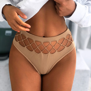 underwear fishnet hole women's briefs panties 渔网女士内裤