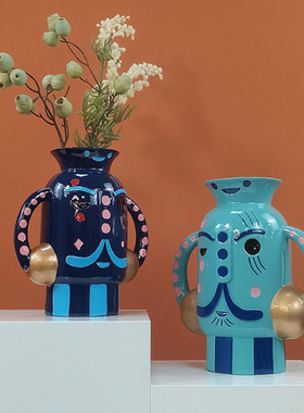 创意样板房人物树脂卡通