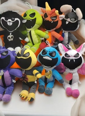 新款波比的游戏时间公仔Nightmare Critters周边小羊公仔毛绒玩具