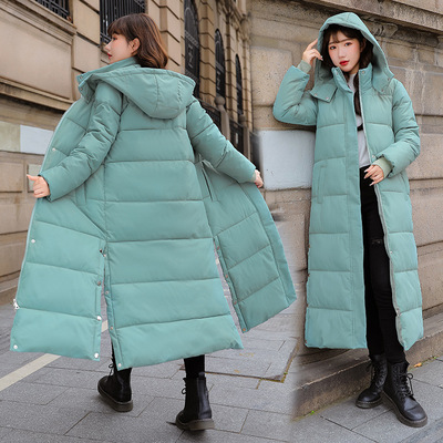winter women long cotton-padded warm jackets coats coat 2025