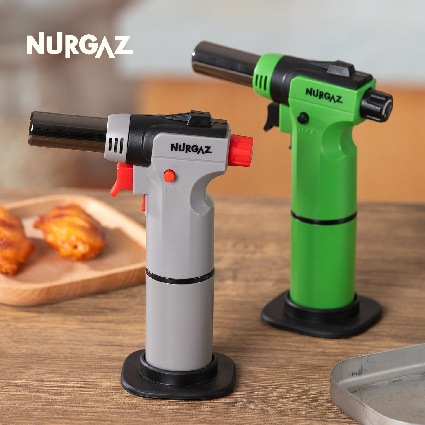 炉客NURGAZ手持喷火枪烧腊肉艾灸点火器小型火焰喷枪喷灯新款