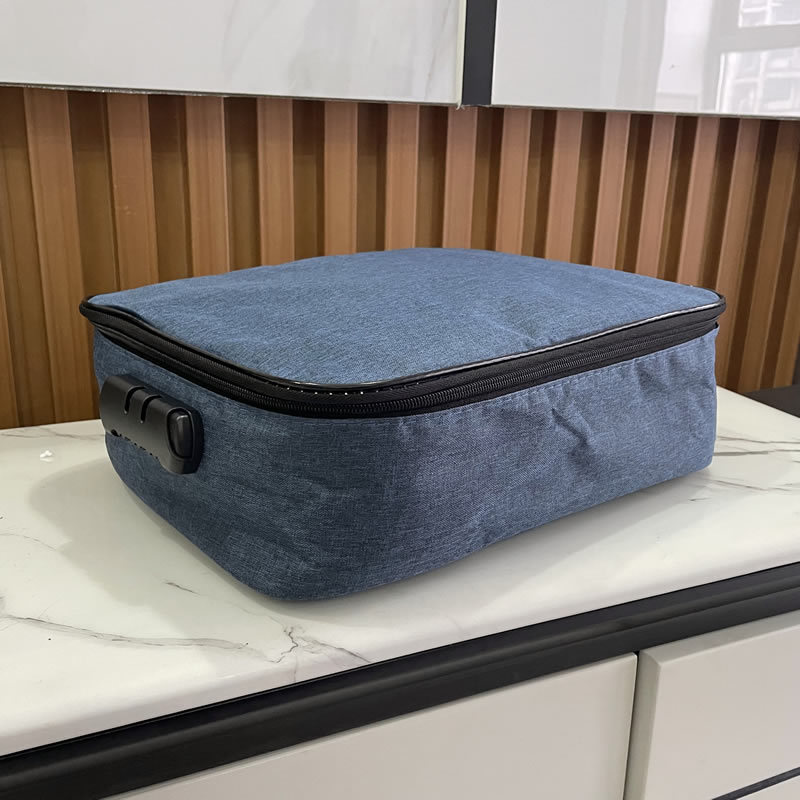 3层公文包防盗密码锁ipad包便携大容量旅行护照银行卡包洗漱