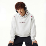 刺绣连帽卫衣秋季街美式廓形宽松运动帽衫外套MW3997-P63控98，女装短外套，电商A362