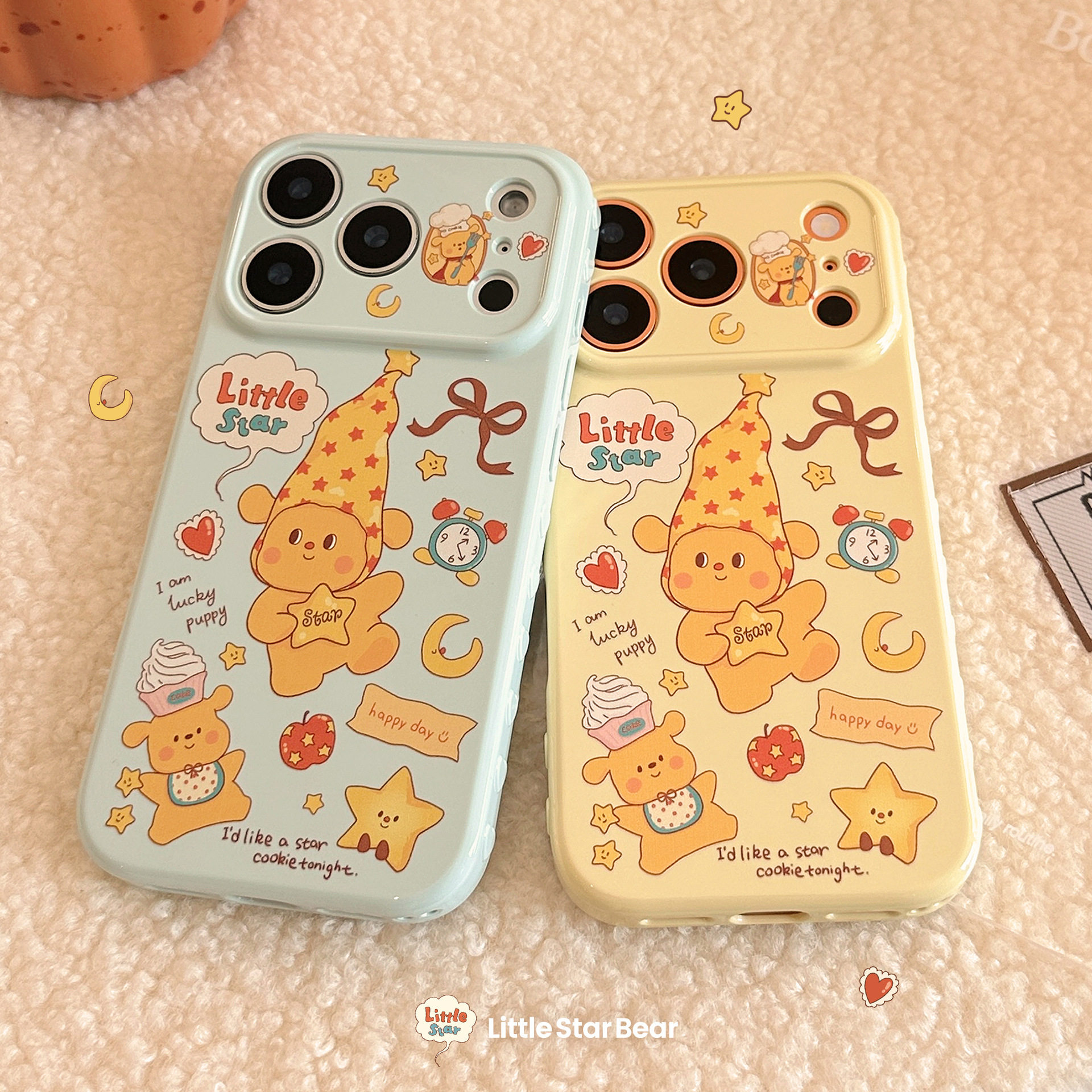 ins风涂鸦星星小狗适用苹果16pro max手机壳iphone17软套13可爱高颜值15个性小众高级感手机保护套,3C数码配件,手机保护套/壳,淘宝优惠券,粉丝福利购,淘宝优惠卷