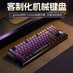 Keys Wireless Wired RGB gasket Mechanical Keyboard Games