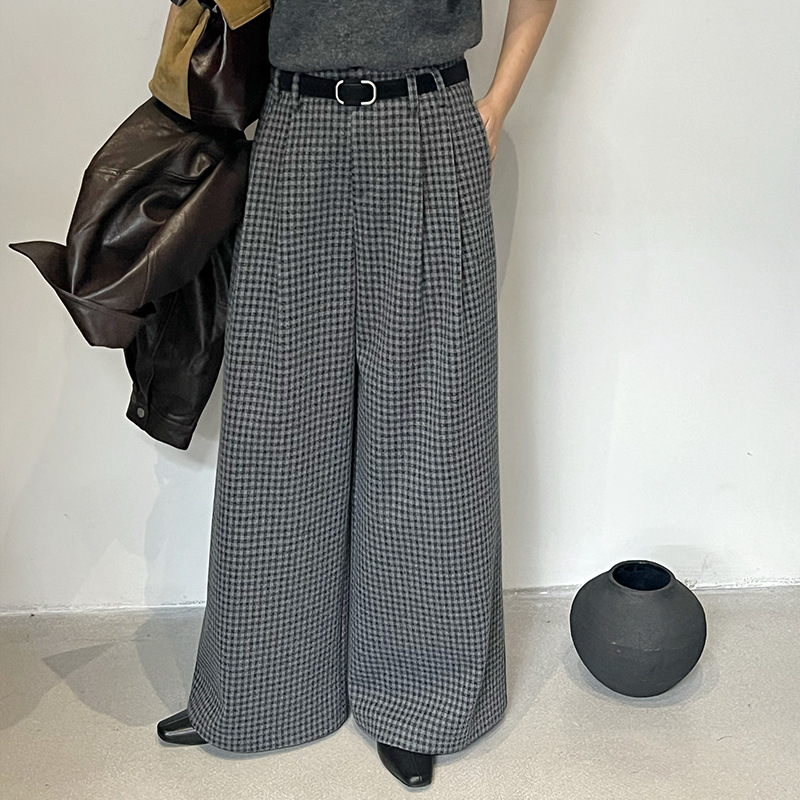 GN休闲高腰长裤裤子送腰带