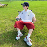 童夏装衬衫套装2025新款中大童儿童夏季短袖衣服孩洋气韩版潮，童装休闲套装，祺妙童装