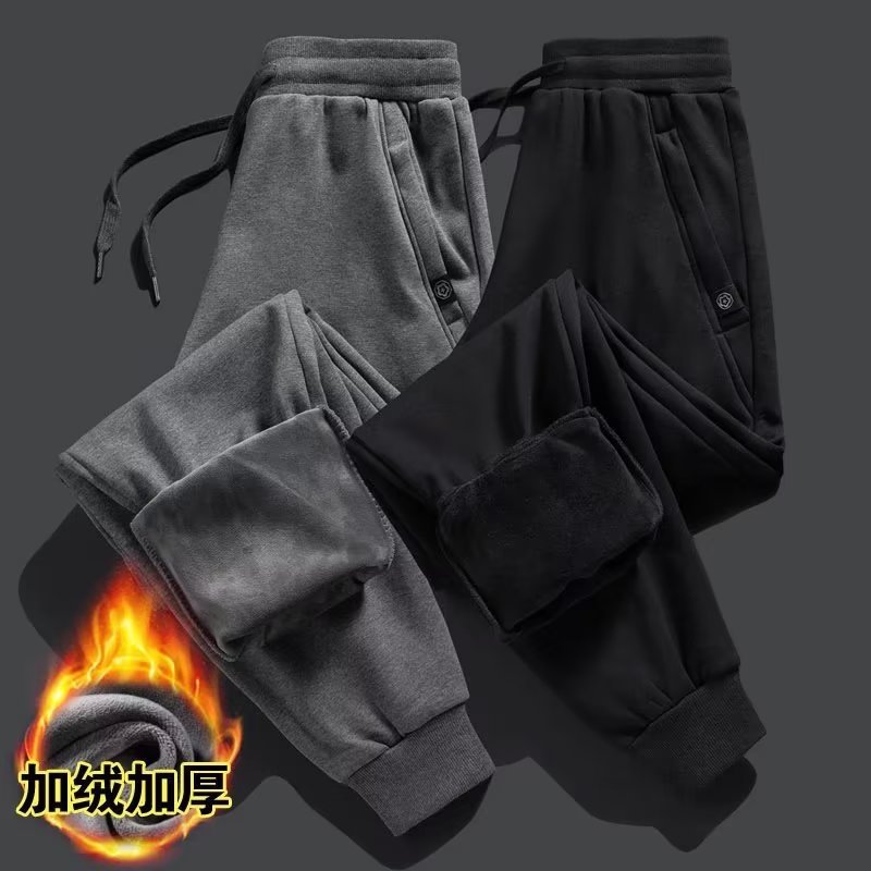 Winter Pants For Men Warm Sweatpants Trousers Jogger休闲裤男