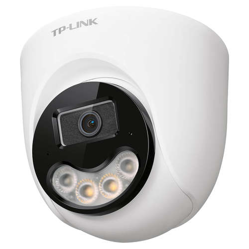 TP TL-IPC445EP-W TL-IPC445E 400万DC PoE半球音频双光网络摄像