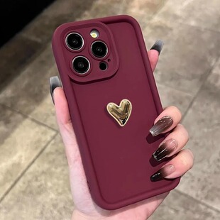 soft max pro case适用iphone heart plus golden