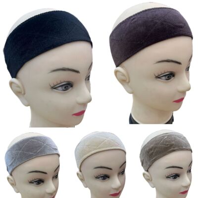 亚马逊热卖天鹅绒假发发带现货供应 lace girp hair band绒布头带