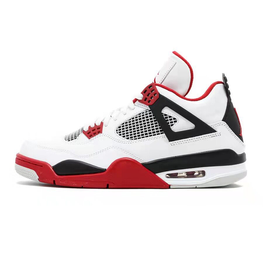Putian Shoe Factory Cross-Border Direct Supply of Aj4 Electric Yellow Black Red White Cat White Oreo Black Cat Jordan 4 foto 3