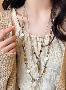 民族颈链奶斯饰品女合金