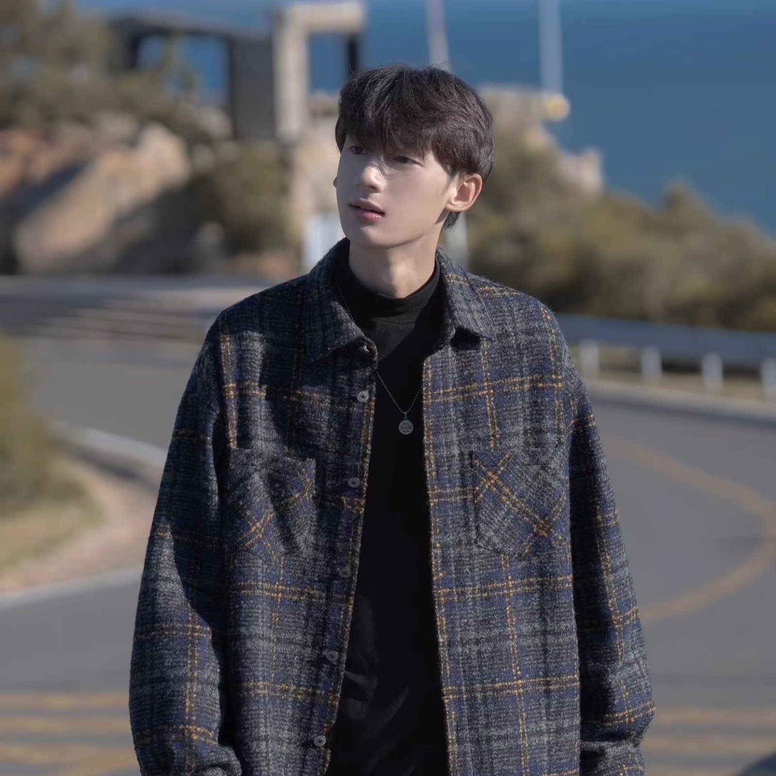 工装夹克衫外套春秋韩版